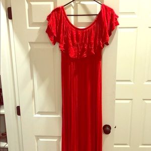 Pink Blush Maternity Dress